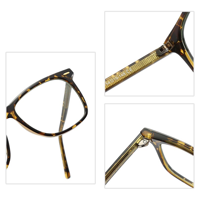 Oveliness Unisex Full Rim Square Tr 90 Titanium Eyeglasses Pf2024 Full Rim Oveliness
