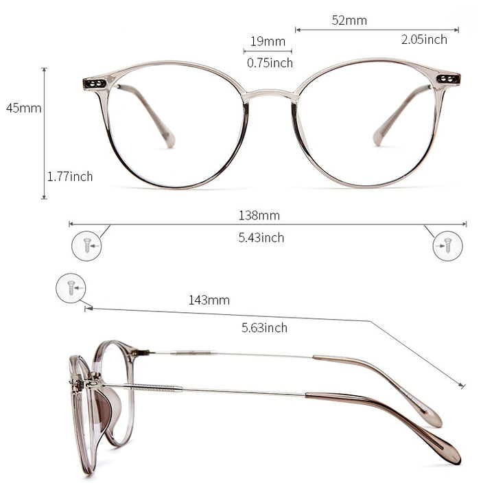 Kansept Women's Full Rim Cat Eye Acetate Eyeglasses 90045 Full Rim Kansept