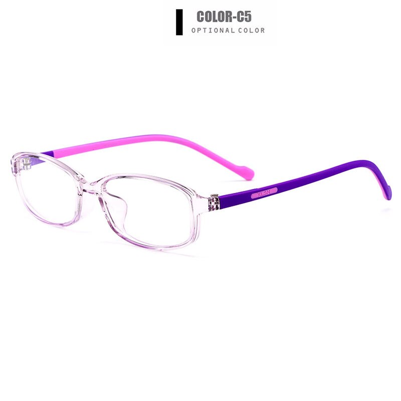 Women's Eyeglasses Ultralight Tr90 Square Plastic Small Face M8034 Frame Gmei Optical C5  