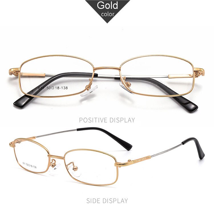 Hotochki Unisex Full Rim Alloy Frame Eyeglasses 611 Full Rim Hotochki