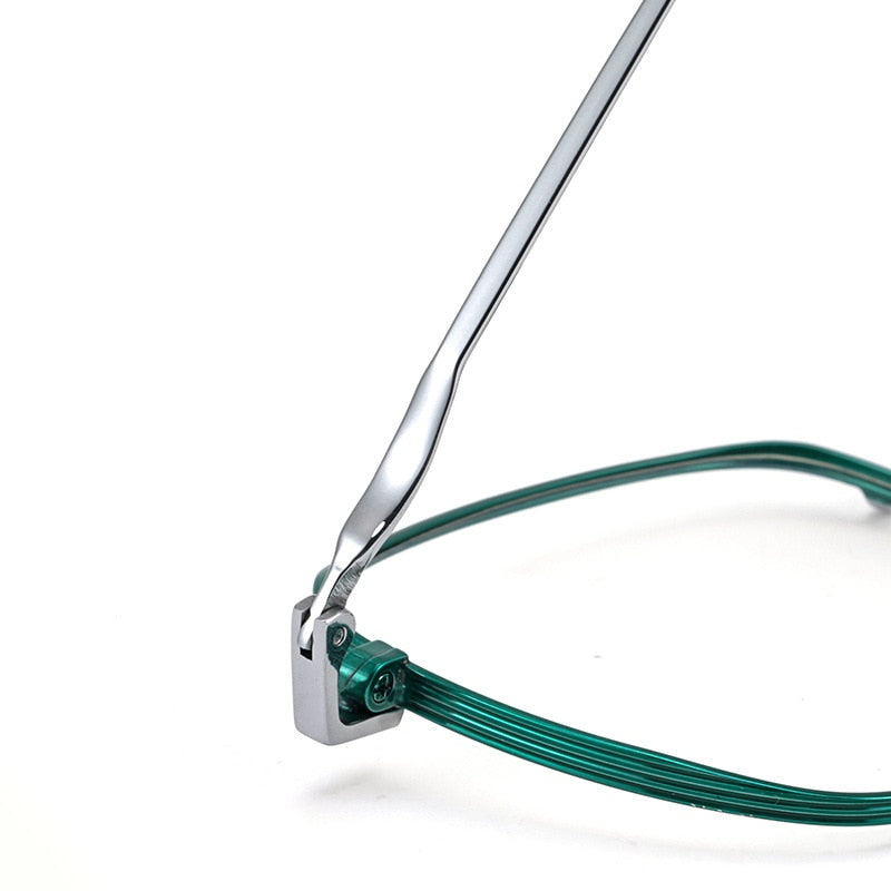 Yimaruili Unisex Full Rim Square Titanium Frame Eyeglasses 02K5016 Full Rim Yimaruili Eyeglasses