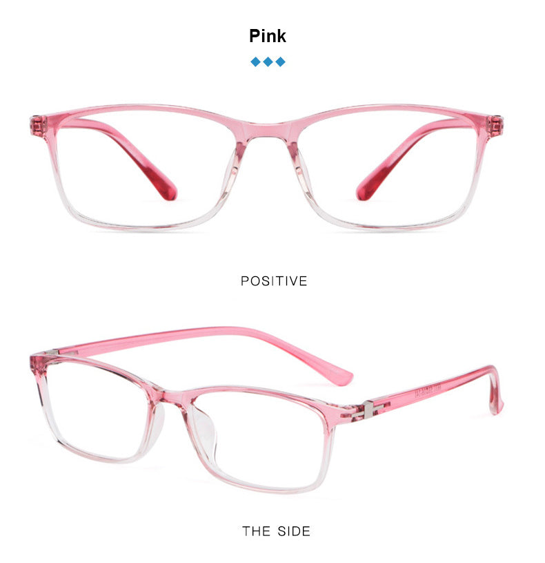 Hotony Women's Full Rim Square Acetate Frame Eyeglasses 6631 Full Rim Hotony