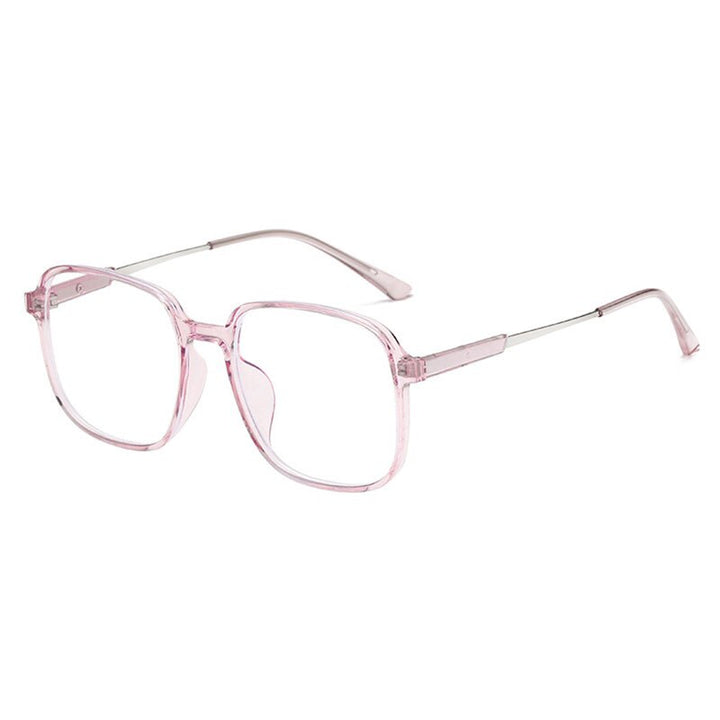 Hotony Unisex Full Rim Round TR 90 Resin Frame Eyeglasses 60152 Full Rim Hotony Pink