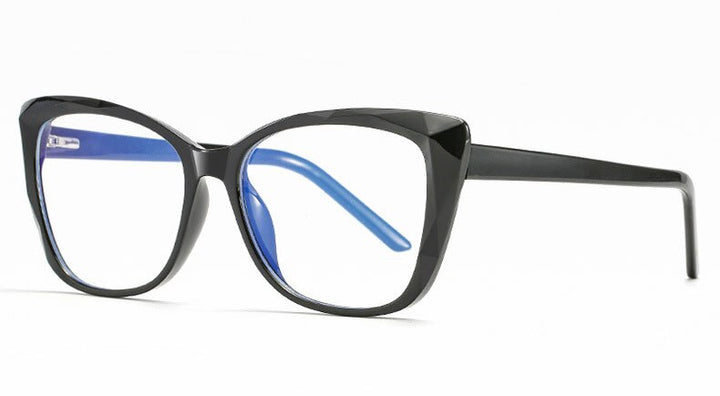 Hotochki Unisex Full Rim Cat Eye TR-90 Resin Frame Eyeglasses 2001 Full Rim Hotochki