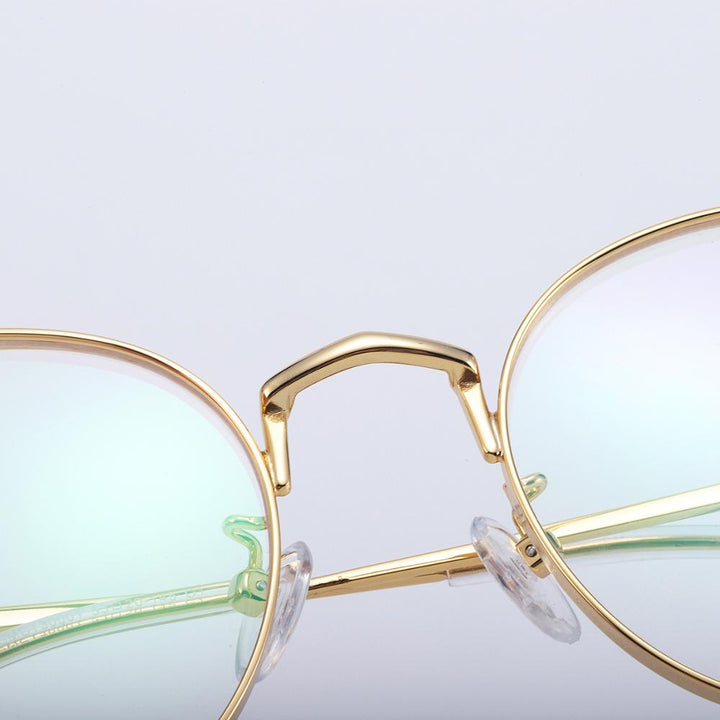 Muzz Unisex Full Rim Round Titanium Frame Eyeglasses 3388 Full Rim Muzz