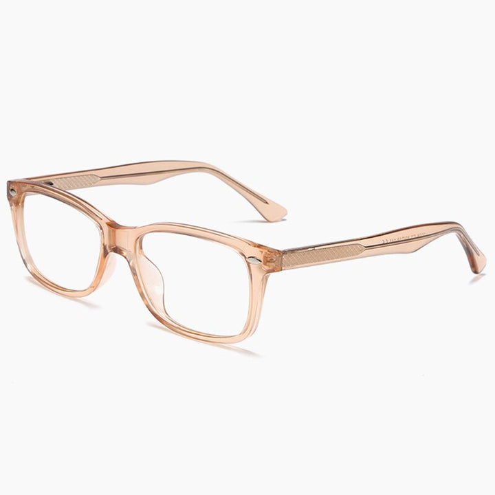 Hotony Women's Full Rim Square Acetate Frame Eyeglasses 2008 Full Rim Hotony