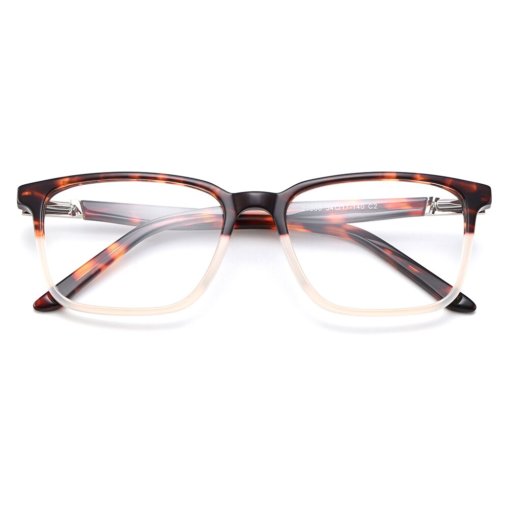 Gmei Women's Eyeglasses Acetate Frame Square M21008 Full Rim Gmei Optical