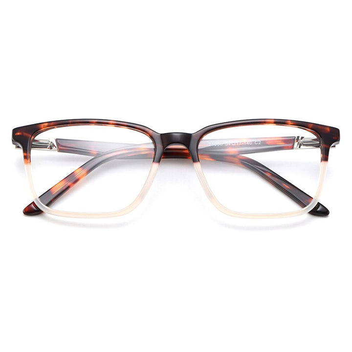 Gmei Women's Eyeglasses Acetate Frame Square M21008 Full Rim Gmei Optical