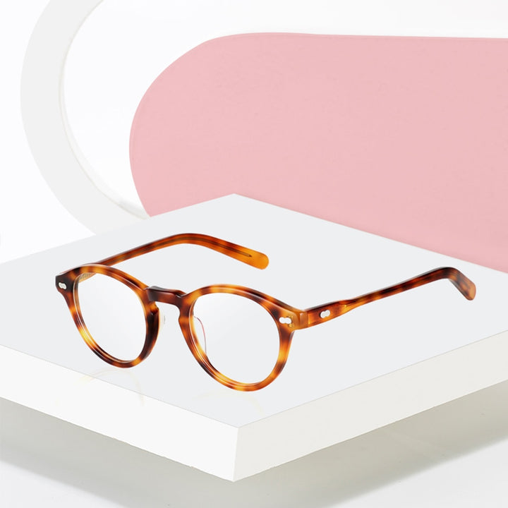 Hotony Women's Full Rim Acetate Frame Eyeglasses Sd1229 Full Rim Hotony