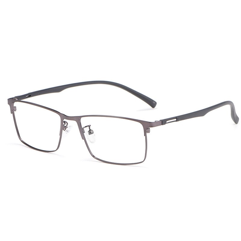 Yimaruili Men's Full Rim Alloy Frame Eyeglasses 89028 Full Rim Yimaruili Eyeglasses Gray