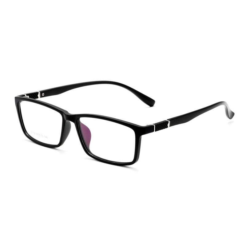 Yimaruili Men's Full Rim Square Frame Resin Eyeglasses D114 Full Rim Yimaruili Eyeglasses Matte Black China