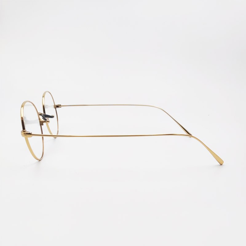 Yujo Unisex Full Rim Oval Round Titanium Eyeglasses Customized Lens Options Full Rim Yujo
