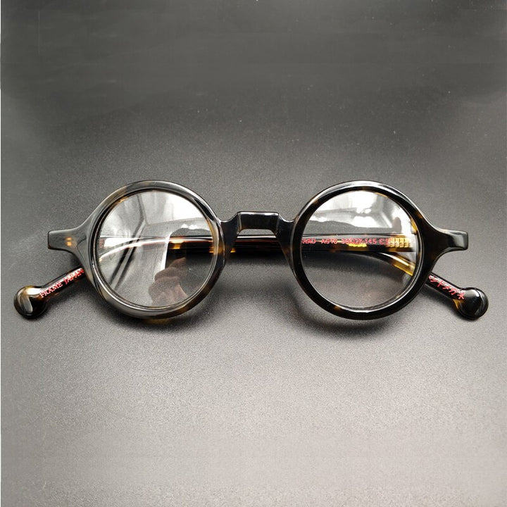 Yujo Unisex Full Rim Round Reading Glasses Acetate Y031 Reading Glasses Yujo