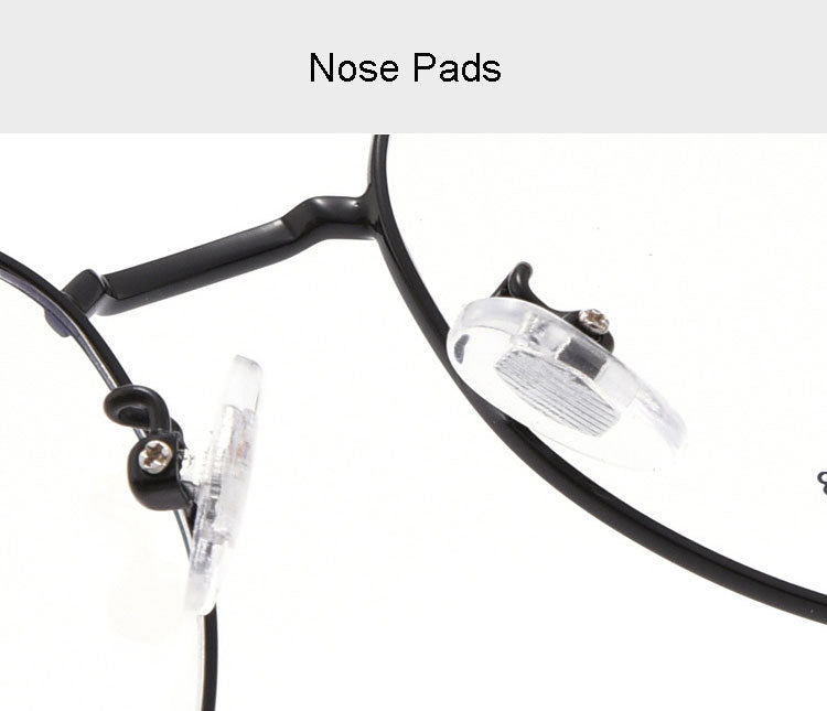 Hotony Unisex Full Rim Polygon Alloy Frame Spring Hinge Eyeglasses D879 Full Rim Hotony