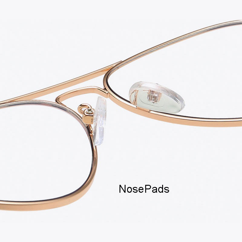 Handoer Unisex Full Rim Round Square Double Bridge Alloy Eyeglasses 2026 Full Rim Handoer