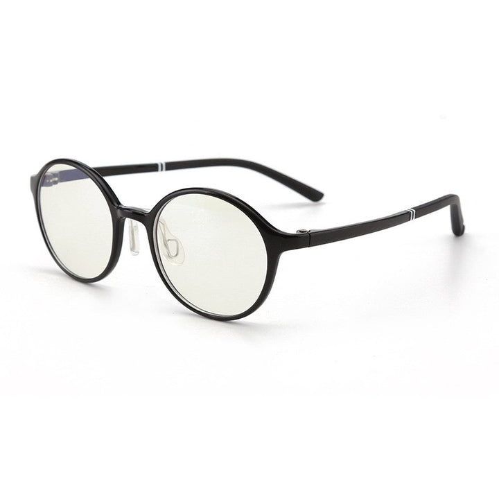 Yimaruili Unisex Children's Full Rim Acetate Frame Eyeglasses HY224 Full Rim Yimaruili Eyeglasses Black