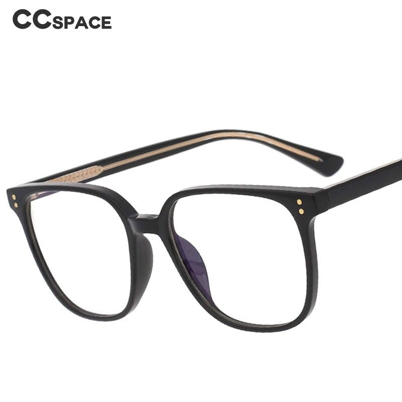 CCspace Unisex Full Rim Square Tr 90 Eyeglasses 53324 Full Rim CCspace