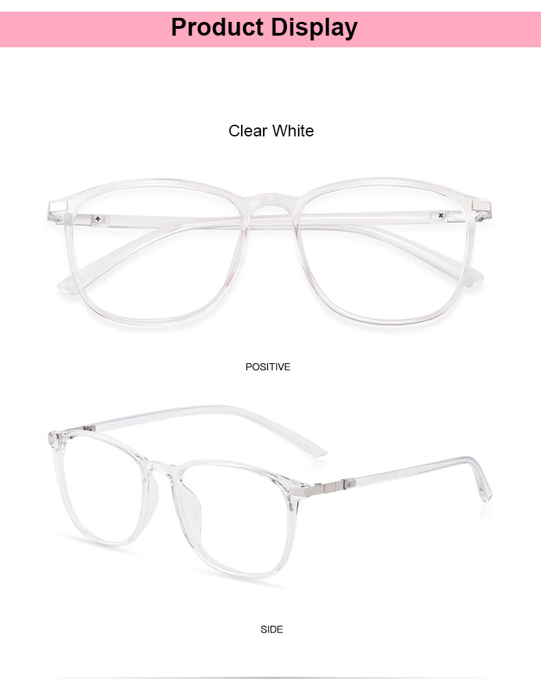 Hotony Women's Full Rim Square Acetate Frame Eyeglasses 6621 Full Rim Hotony