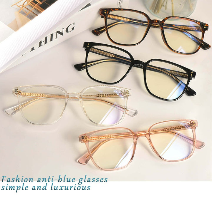 CCspace Unisex Full Rim Square Tr 90 Eyeglasses 53324 Full Rim CCspace