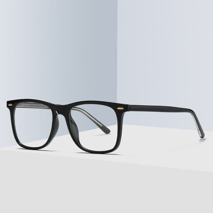 Oveliness Unisex Full Rim Square Tr 90 Titanium Eyeglasses Pf2024 Full Rim Oveliness