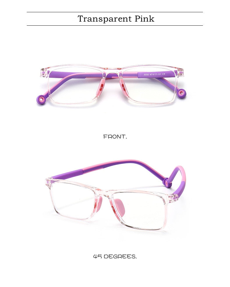 Yimaruili Unisex Children's Full Rim TR 90 Resin Frame Eyeglasses 2232 Full Rim Yimaruili Eyeglasses