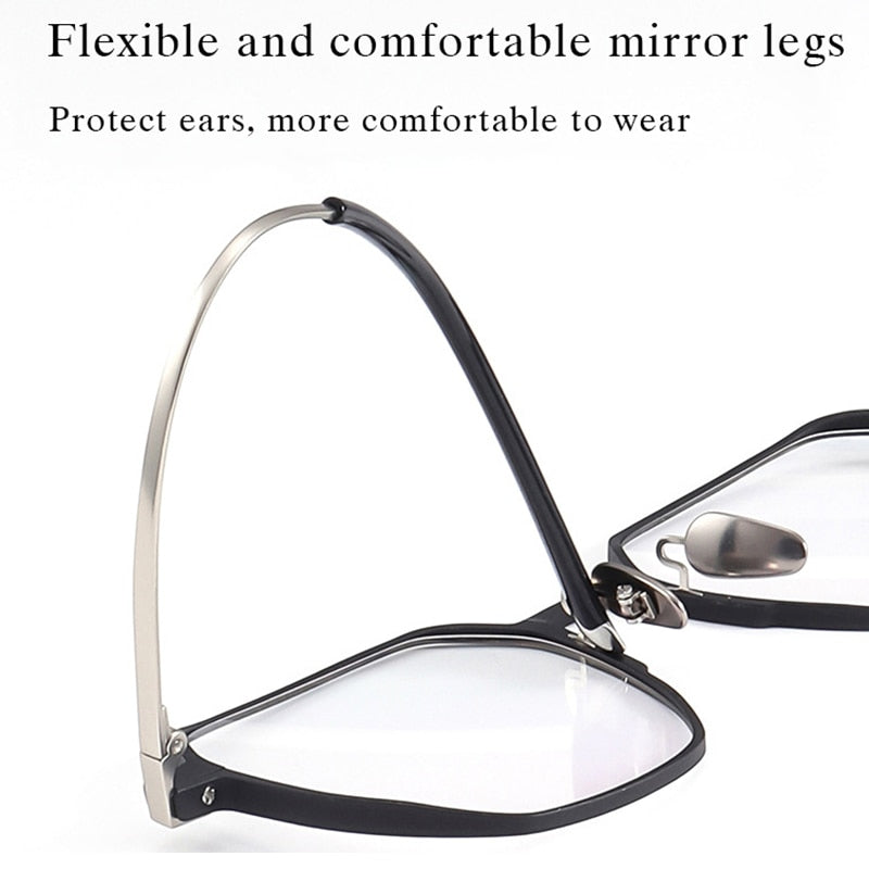 Hotochki Unisex Full Rim Titanium Alloy IP Plated Frame Eyeglasses 66004 Full Rim Hotochki