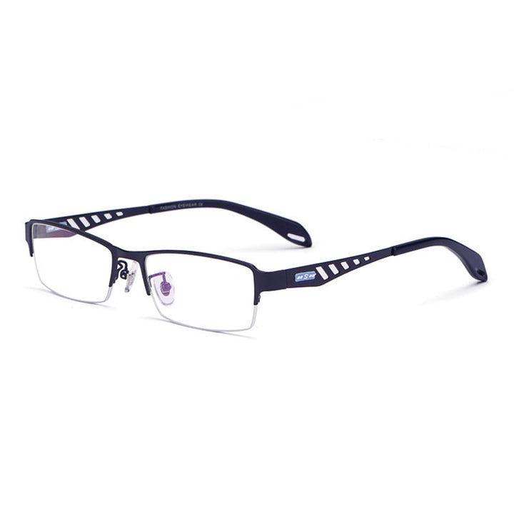 Reven Jate Xs505 Unisex Semi Rim Alloy Tr 90  Eyeglasses Semi Rim Reven Jate