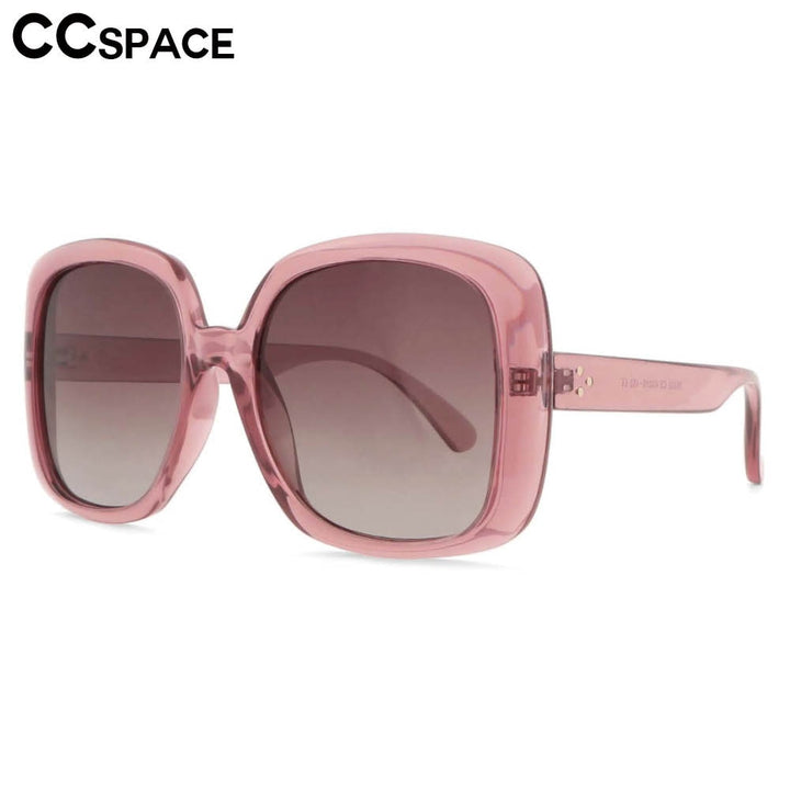 CCspace Women's Full Rim Oversized Square Resin Frame Sunglasses 53656 Sunglasses CCspace Sunglasses