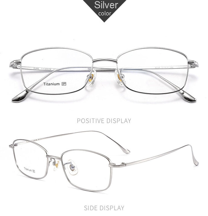 Hotochki Men's Full Rim Titanium Frame Eyeglasses 8508 Full Rim Hotochki