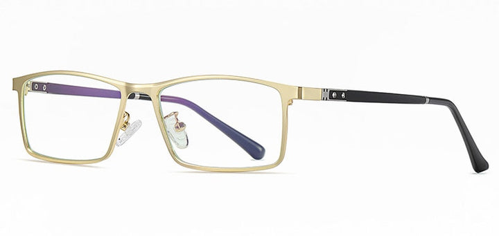 Hotochki Men's Full Rim Alloy Frame Anti Blue Lens Eyeglasses 2316 Full Rim Hotochki