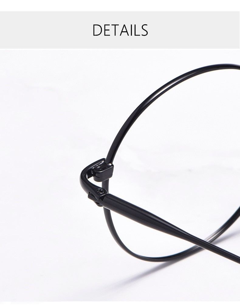 Yimaruili Unisex Full Rim Round Titanium Frame Eyeglasses 3216 Full Rim Yimaruili Eyeglasses