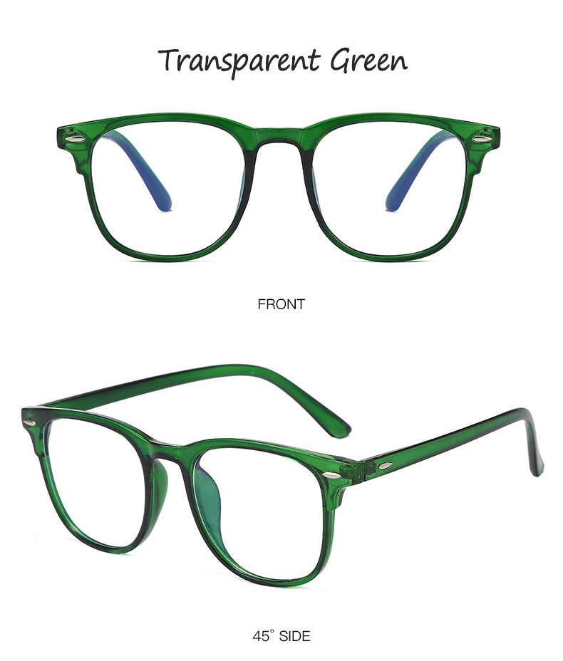Hotony Women's Full Rim TR 90 Resin Round Frame Eyeglasses 3017 Full Rim Hotony