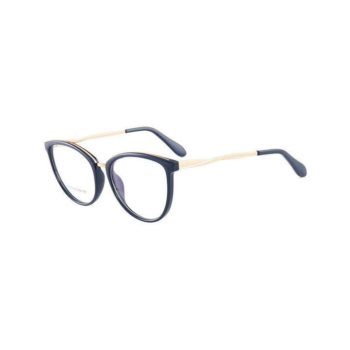 Hotony Women's Full Rim TR 90 Resin Round Frame Eyeglasses 7005 Full Rim Hotony