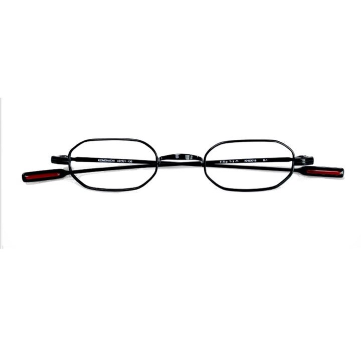 Yujo Unisex Full Rim Titanium Irregular Polygon Reading Glasses Y042 Reading Glasses Yujo