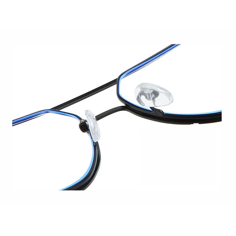 Hotony Unisex Full Rim Double Bridge Polygonal Alloy Frame Eyeglasses 60803 Full Rim Hotony