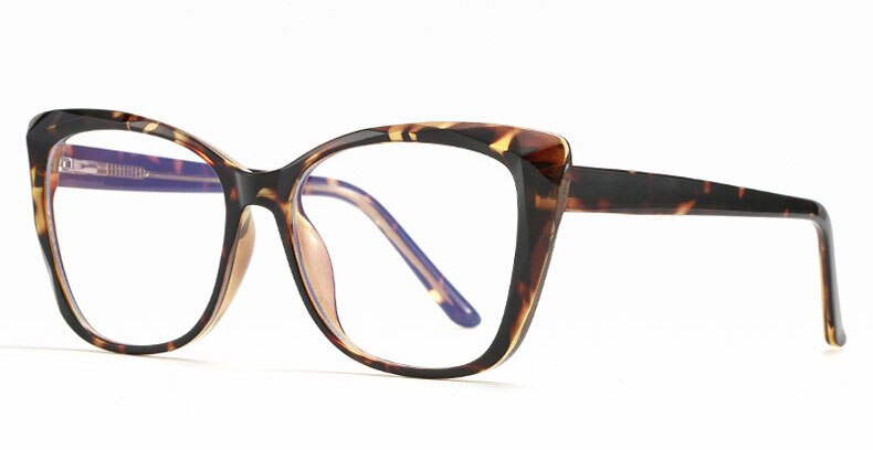 Hotochki Unisex Full Rim Cat Eye TR-90 Resin Frame Eyeglasses 2001 Full Rim Hotochki