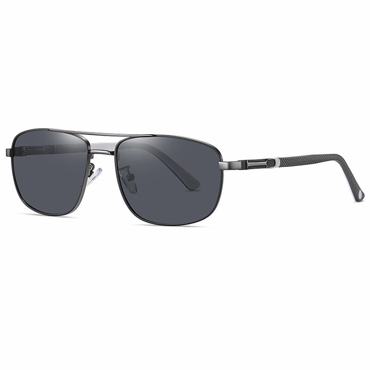 Reven Jate Men's Full Rim Square Alloy Polarized Sunglasses 6313 Sunglasses Reven Jate