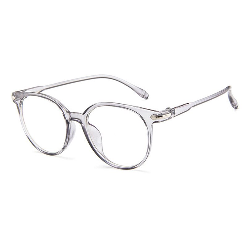 Hotochki Women's Full Rim Transparent Plastic Frame Eyeglasses 15959 Full Rim Hotochki Light Gray
