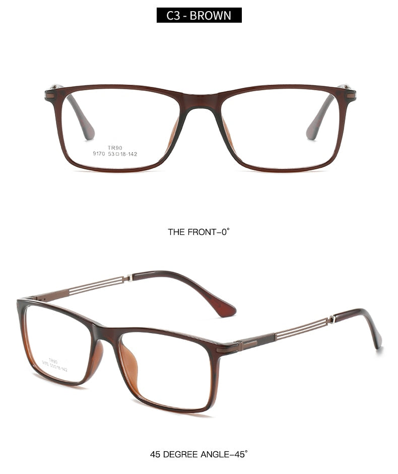 Hotochki Unisex Full Rim Aluminum Magnesium Frame Eyeglasses 9170 Full Rim Hotochki