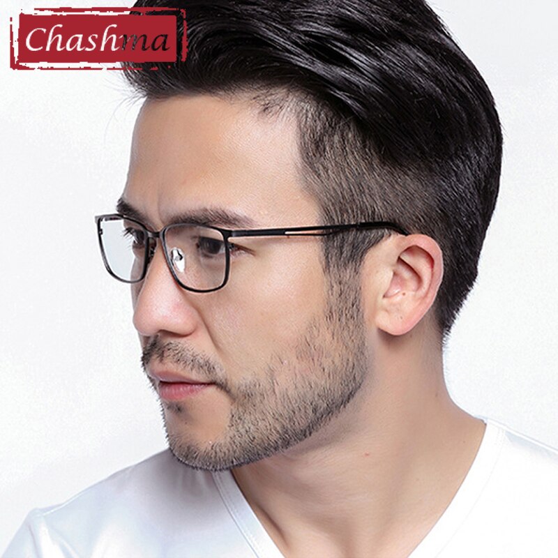 Chashma Men's Square Eyeglasses Full Rim Alloy 2049 Full Rim Chashma