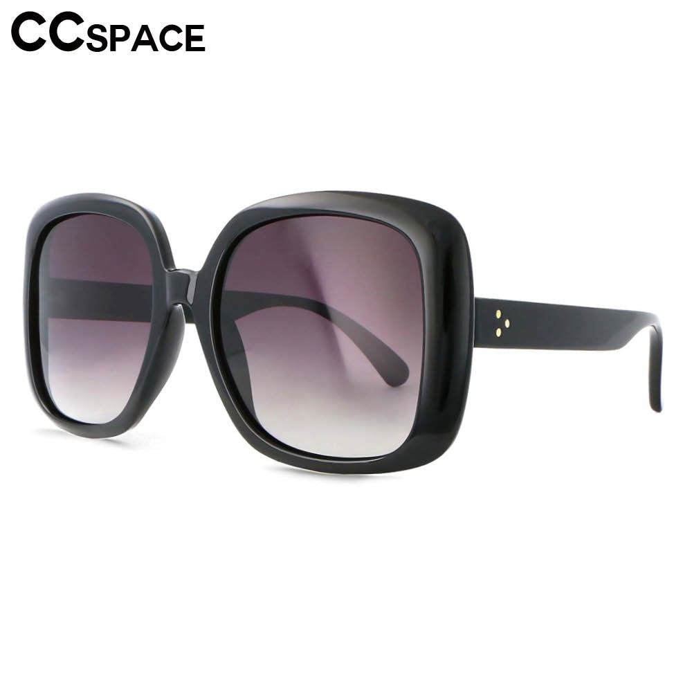 CCspace Women's Full Rim Oversized Square Resin Frame Sunglasses 53656 Sunglasses CCspace Sunglasses