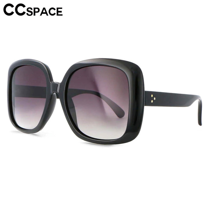 CCspace Women's Full Rim Oversized Square Resin Frame Sunglasses 53656 Sunglasses CCspace Sunglasses