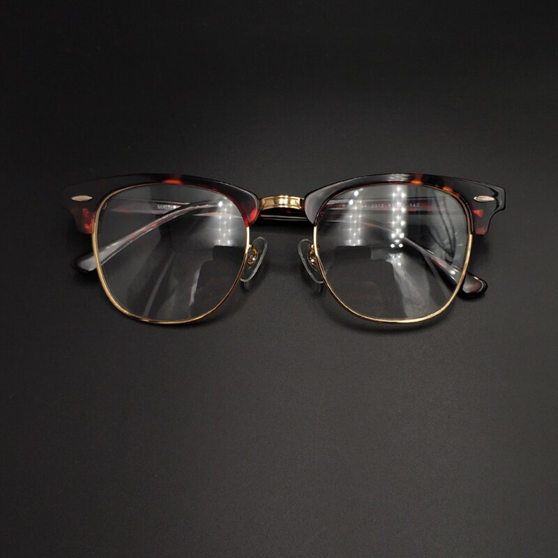 Yujo Unisex Full Rim Square Acetate Horn Eyeglasses 5154 Full Rim Yujo