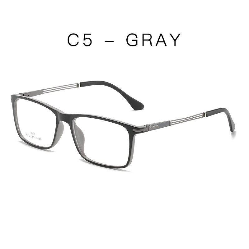 Hotochki Unisex Full Rim Aluminum Magnesium Frame Eyeglasses 9170 Full Rim Hotochki C5