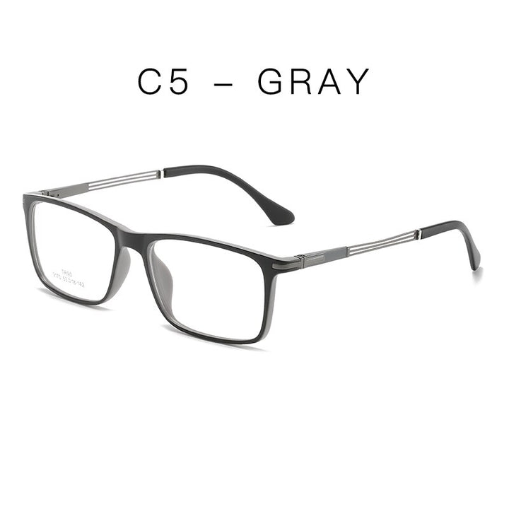 Hotochki Unisex Full Rim Aluminum Magnesium Frame Eyeglasses 9170 Full Rim Hotochki C5