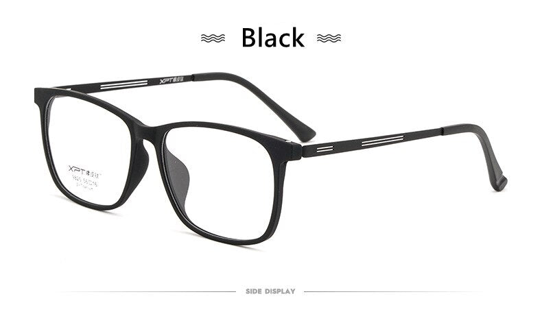 Yimaruli Men's Full Rim Titanium Square Frame Eyeglasses 9825 Full Rim Yimaruili Eyeglasses