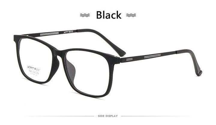 Yimaruli Men's Full Rim Titanium Square Frame Eyeglasses 9825 Full Rim Yimaruili Eyeglasses