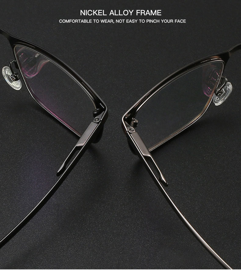 Hotochki Unisex Full Rim Nickel Alloy PC Plastic Resin Frame Eyeglasses 5138 Full Rim Hotochki