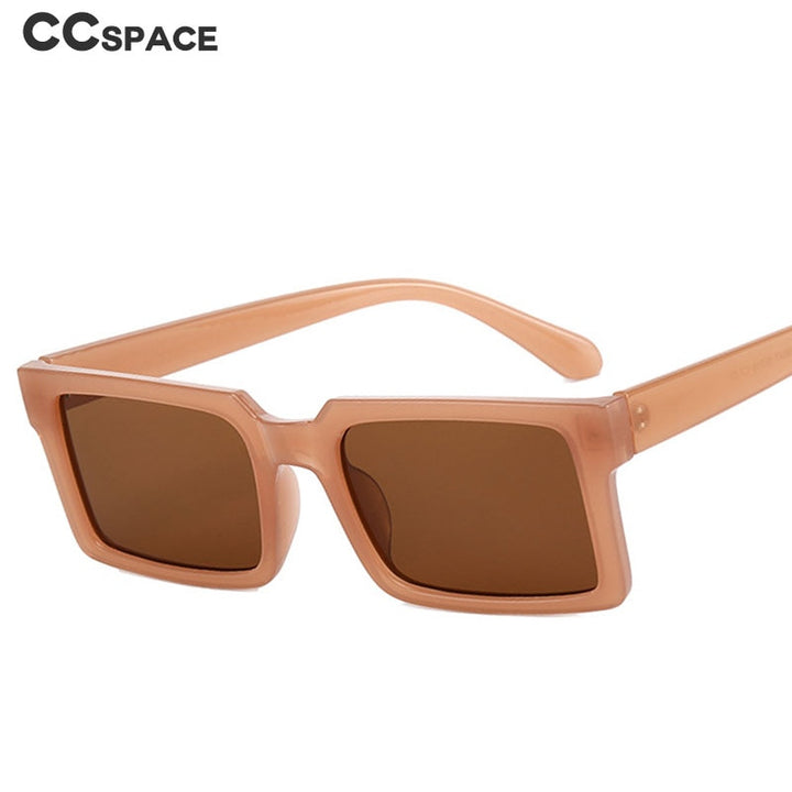 CCspace Women's Full Rim Square Resin Frame Sunglasses 49546 Sunglasses CCspace