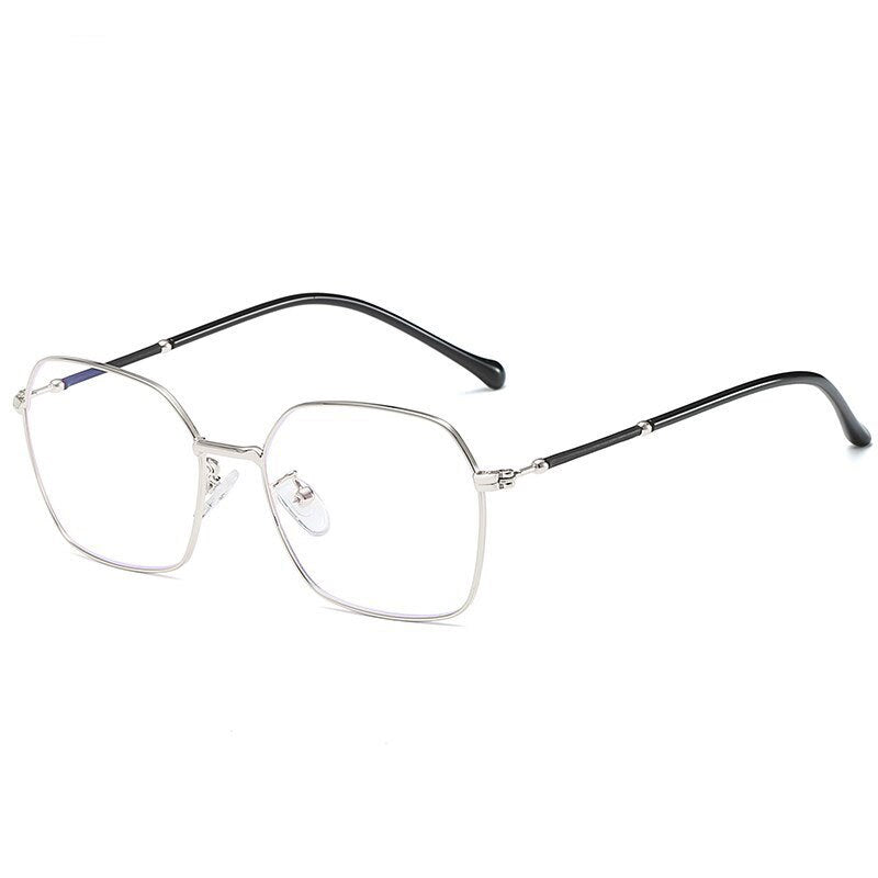 Hotony Unisex Full Rim Square Alloy Eyeglasses  Zy1917 Full Rim Hotony